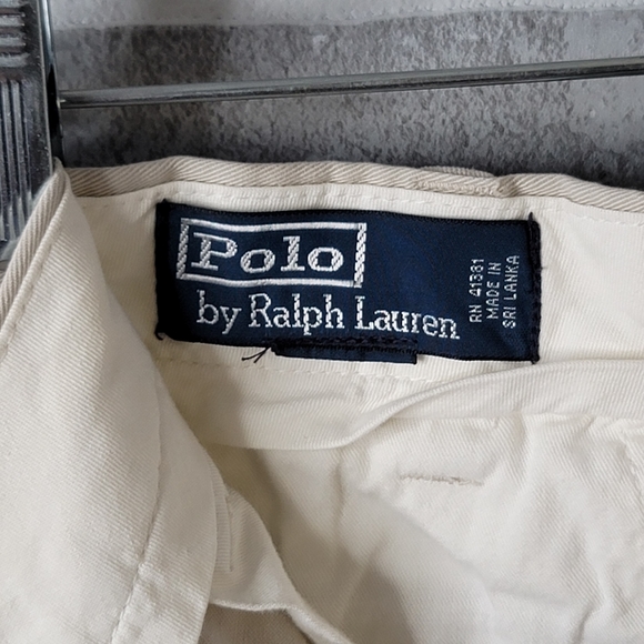 Polo By Ralph Lauren Classic Chino Khakis Tapered Leg Men's Size 34 x 30 - Picture 6 of 13